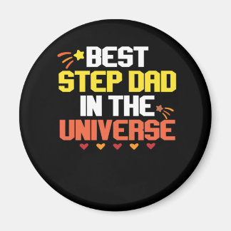 Det bästa steget pappa i universum magnet