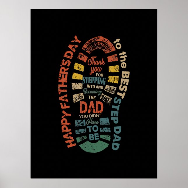 Det bästa steget Pappa-Tacken för att gå till Poster (Framsidan)