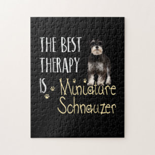 Det bästa temat är Miniatura Schnauzer Pussel