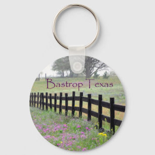 Det Bastrop Texas staket fodrar Nyckelring