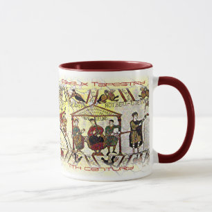 Det Bayeux Tapestry-11th århundradet Mugg