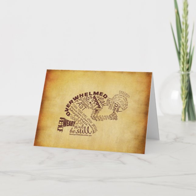 Det be kortet för hälsning 7x5 för kvinna kort (Framsida)