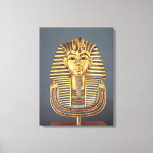 Det begravnings- maskerar av Tutankhamun Canvastryck