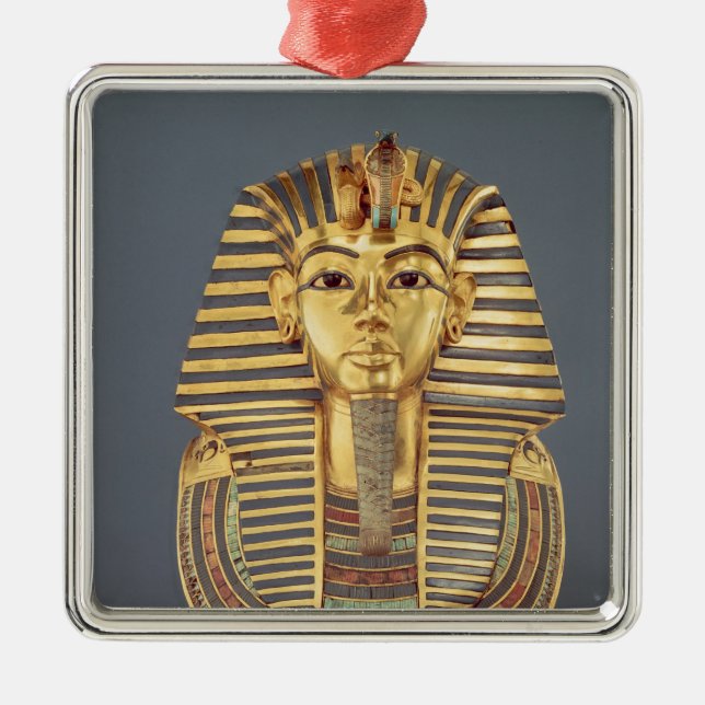 Det begravnings- maskerar av Tutankhamun Julgransprydnad Metall (Framsidan)