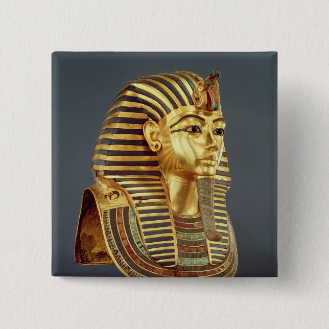 Det begravnings- maskerar av Tutankhamun Knapp (Framsida)