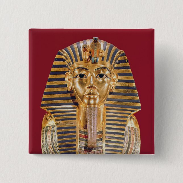 Det begravnings- maskerar av Tutankhamun Knapp (Framsida)