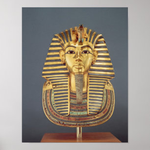 Det begravnings- maskerar av Tutankhamun Poster