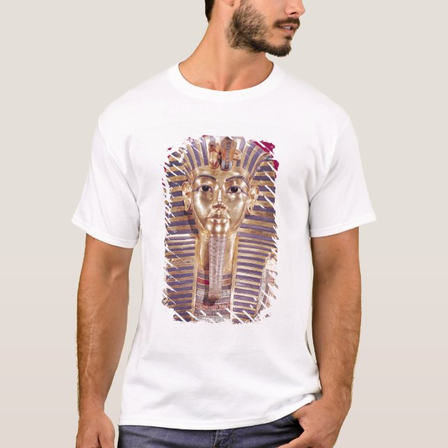 Det begravnings- maskerar av Tutankhamun Tee Shirt (Framsida)