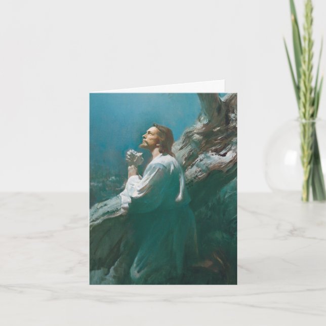 Det begravnings- tack Cards den | Jesus Kristus (Framsida)