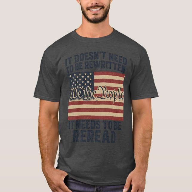 Det behöver inte skrivas om t shirt (Framsida)