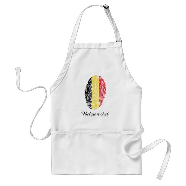 Det belgiska handlag identifierar med förkläde (Framsidan)