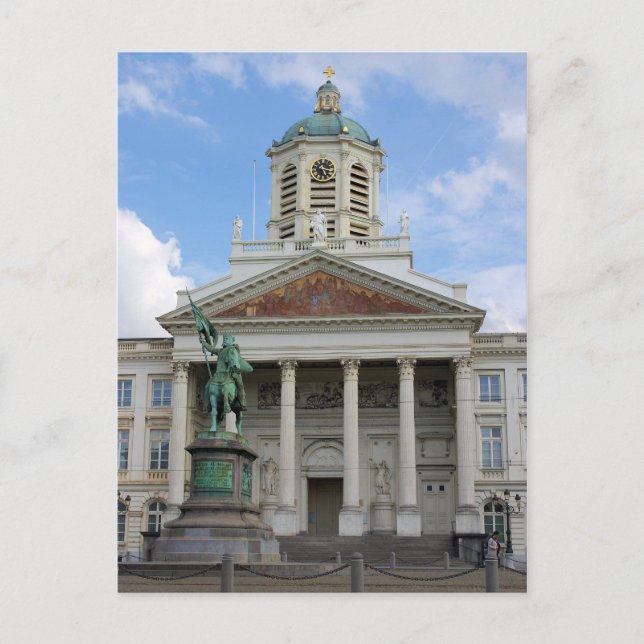 Det belgiska Royalet Palace i Bryssel Vykort (Framsida)