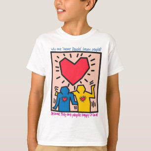 Det berömda dansa för hjärta folket av glädje t-shirt