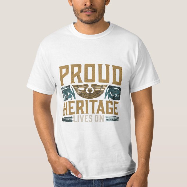 Det berömda kulturarvet lever på t shirt (Framsida)