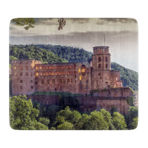 Det berömda slottet fördärvar, Heidelberg,