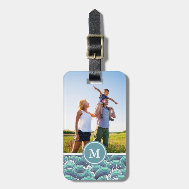 Det beställnings- dekorativa havet för fotoet & bagagebricka (Vertikal Framsida)