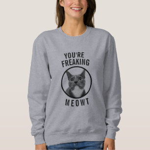 Det beställnings- fotoet flipper ur du Meowt den T Shirt