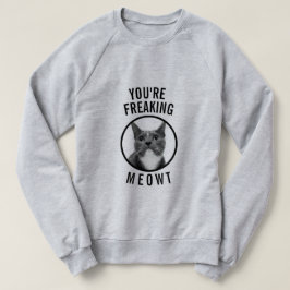 Det beställnings- fotoet flipper ur du Meowt den T Shirt