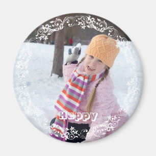 Det beställnings- fotoet skapar din egna   magnet