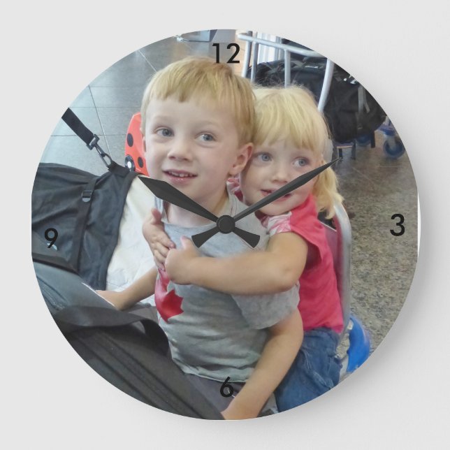 Det beställnings- fotoet tar tid på stor klocka (Framsida)