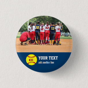 Det beställnings- namn för softballlag- eller knapp