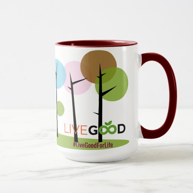 Det Betalar till LiveGood för Life Coffee Mugg (Höger)