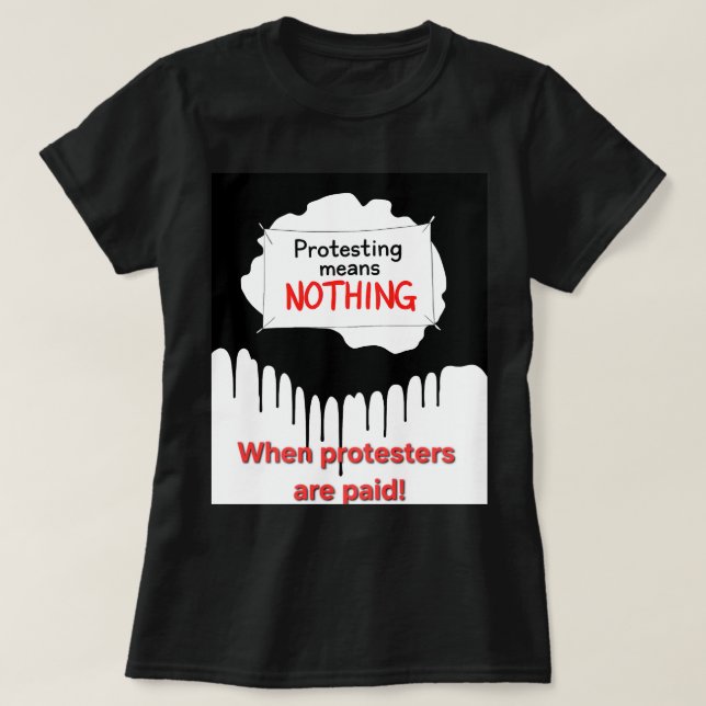 Det betyder ingenting t shirt (Design framsida)