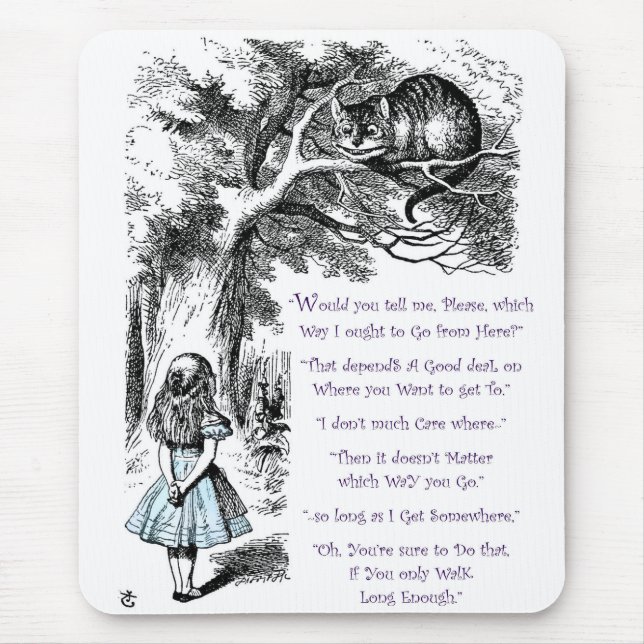 Det betyder inte som du går långt musmatta (Framsidan)