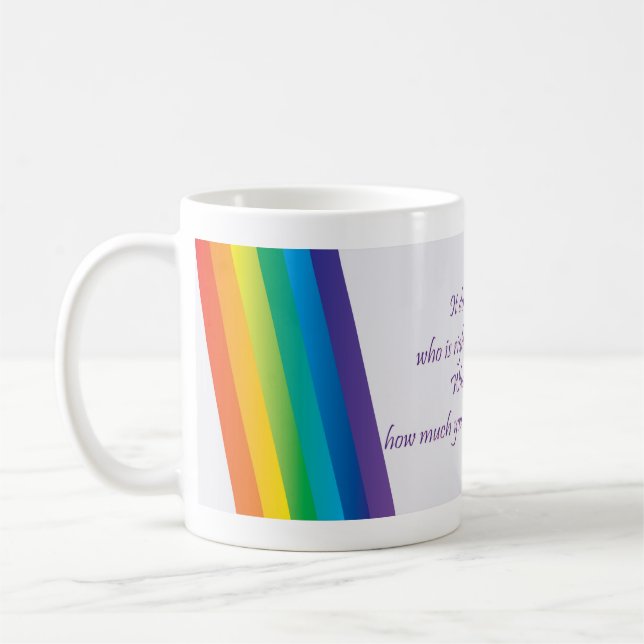 Det betyder inte vem är höger eller vem är fel kaffemugg (Vänster)