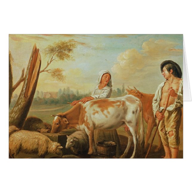 Det bevattna hål hälsningskort (Framsidan Horizontal)