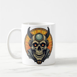 Det bevingade skelettet.  kaffemugg