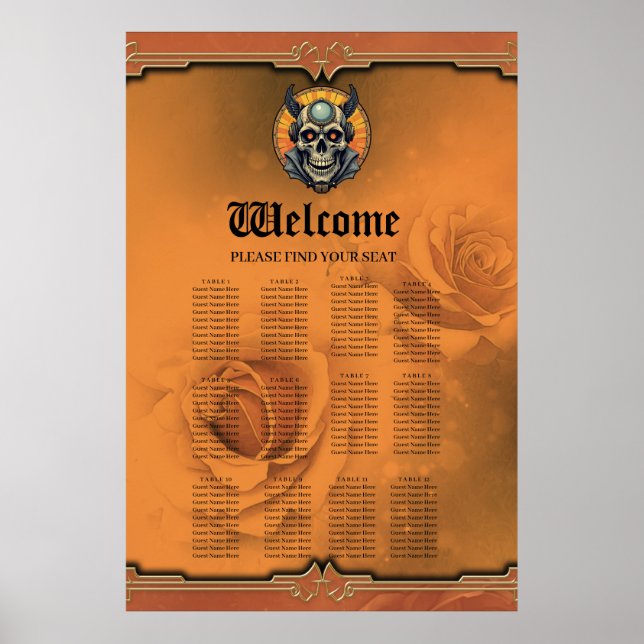 Det bevingade skelettet. poster (Framsidan)