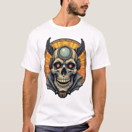 Det bevingade skelettet.  t shirt