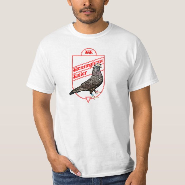 Det Birmingham rullemblem Tee Shirt (Framsida)