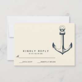 Det blå ankaret | BRÖLLOP OSA Kort