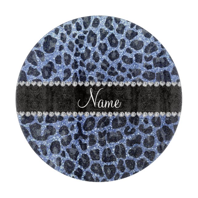 Det blå glitter leopardtrycket (Framsidan)