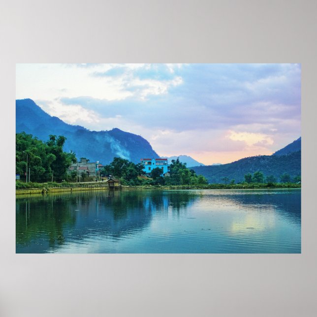 Det blå huset poster (Framsidan)