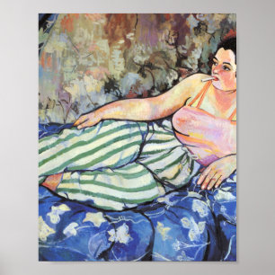 Det blå rummet av Suzanne Valadon Poster