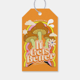 Det blir bättre | Bra Vibes & Retro Groovy Feels Presentetikett