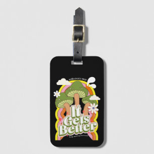 Det blir bättre Good Vibes & Groovy känner Retro Bagagebricka