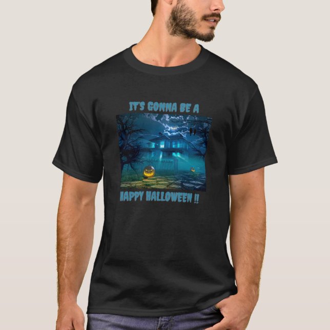 Det blir en Happy halloween T Shirt (Framsida)