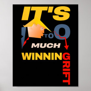 Det Blir För Mycket Vinst Förvandlas Till Bluff – Poster