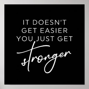 Det blir inte enklare att bara bli starkare poster