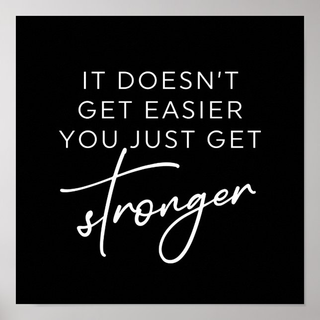 Det blir inte enklare att bara bli starkare poster (Framsidan)