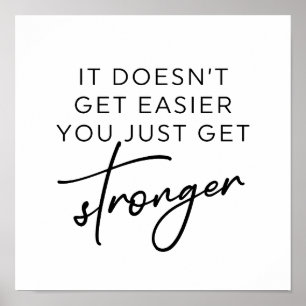 Det blir inte enklare att bara bli starkare poster