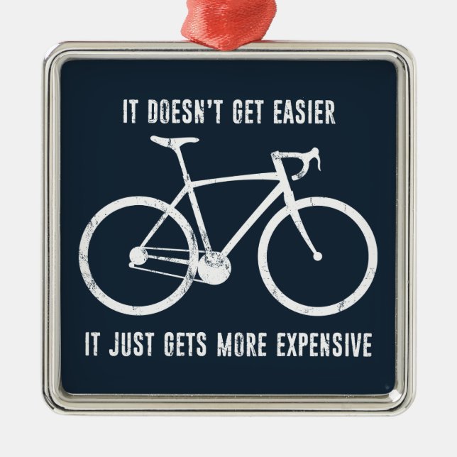 Det blir inte enklare att bara få mer pengar julgransprydnad metall (Framsidan)