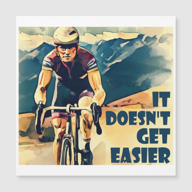 Det blir inte enklare att cykla (Framsida)