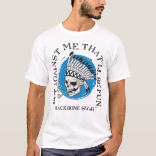Det blir Roligt Skulls ryggskelsväljare. T Shirt