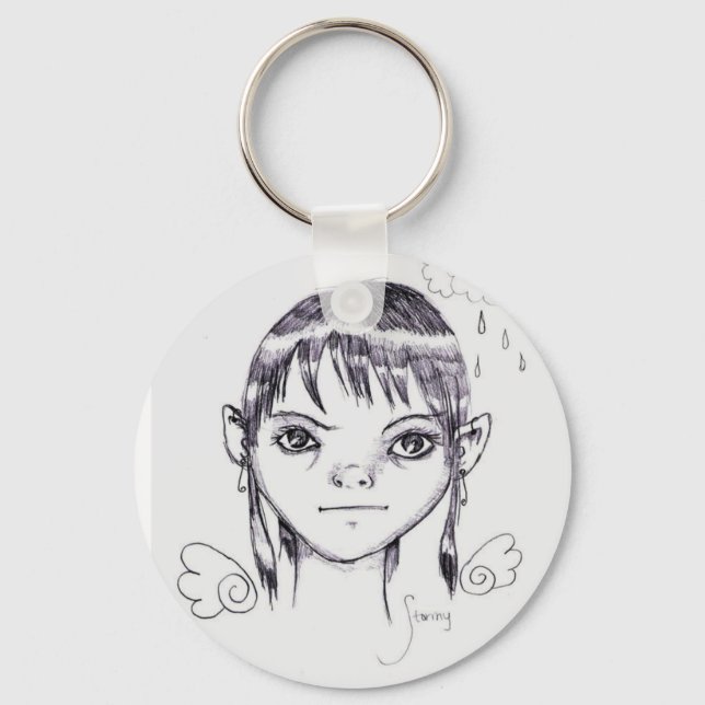 Det blir stormigt väder, pojkar. nyckelring (Framsida)