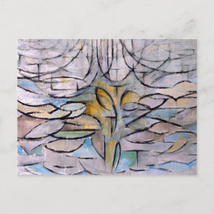Det blommande äppelträdet - Piet Mondrian - Vykort